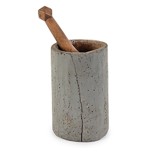 Wooden Mortar and Pestle in Old Paint Inventory Thumbnail