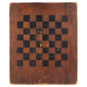 Gameboard, Checkerboard, with Recessed Pocket For Men Inventory Thumbnail