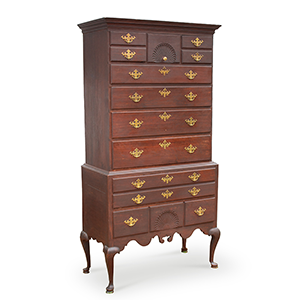 Carved Chest-on-Chest, Likely Original Surface Inventory Thumbnail