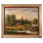 956-48_1_Log-Cabin-Painting