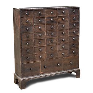 Paint Decorated Chippendale Apothecary, 38-Drawers Inventory Thumbnail