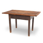956-42_4_MA-Chippendale-Tap-Table,-Origingal-Paint,-Scrubbed-Top