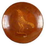 1120-149_1_Redware-Plate-with-Distlefink