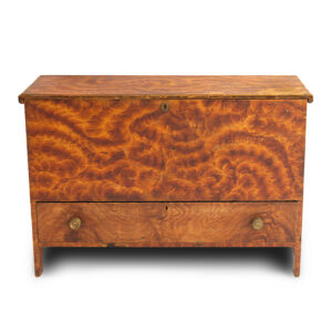 Paint Decorated Blanket Chest with Drawer, Lively Decoration Inventory Thumbnail