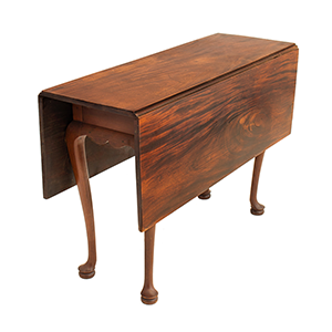 Queen Anne Dropleaf Table in Original Condition, Outstanding Wood Inventory Thumbnail