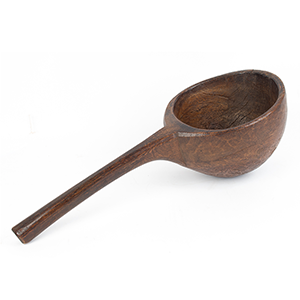 An Extremely Rare Ash Handled Bowl, Ladle Inventory Thumbnail