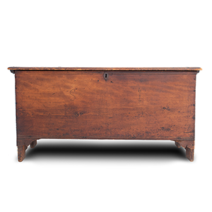 17th Century Board Chest, Punchwork & Compass Decorated & Incised Façade Inventory Thumbnail