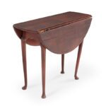 270-213_1_Rhode-Island-Drop-Leaf-Table,-Queen-Anne,-Red-Paint
