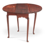 270-213_3_Rhode-Island-Drop-Leaf-Table,-Queen-Anne,-Red-Paint