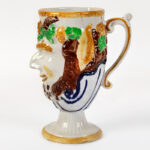 738-101_2_Pearlware-Satyr-Bacchus,-Frog-Mug