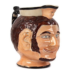 Very Rare and Large Grinning Satyr Jug with Face on Spout Inventory Thumbnail