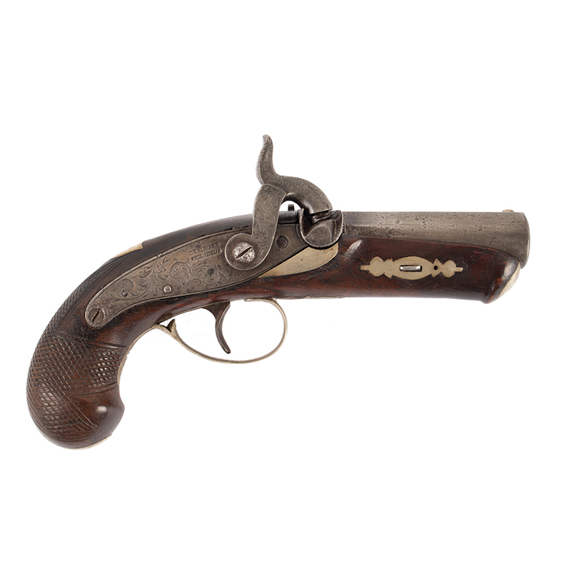 Deringer Pistol by Henry Deringer, Agent: W.H. Calhoun