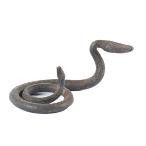 Hand-Forged Iron Snake, Folk Art Paperweight Inventory Thumbnail