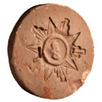 1121-131_3_Clay-Medallion,-Lincoln-Bust