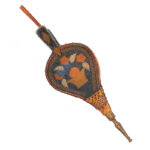 1255-88_1_Bellows,-Paint-Decorated,-Restored-Leather