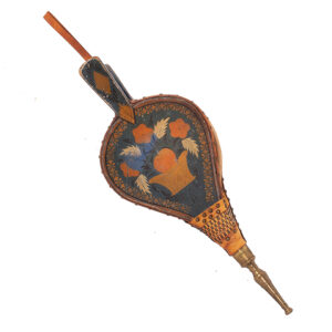 Federal Fireplace Bellows, Painted Folk Decoration, Basket of Fruits and Flowers Inventory Thumbnail