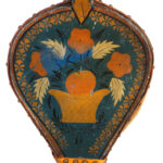 1255-88_4_Bellows,-Paint-Decorated,-Restored-Leather