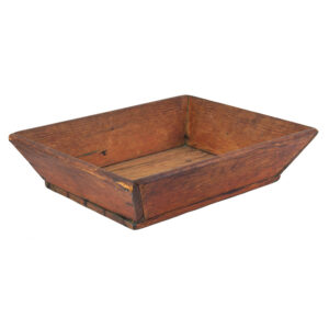 Canted Apple Box, Red Paint, A.K.A. Dough Box, Merchants Tray Inventory Thumbnail