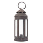 1562-12_2_Candle-Lantern,-Six-Sided,-Metal-&-Glass-Panels