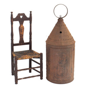 Trade Sign, Oversize Punched Tin Lantern Inventory Thumbnail