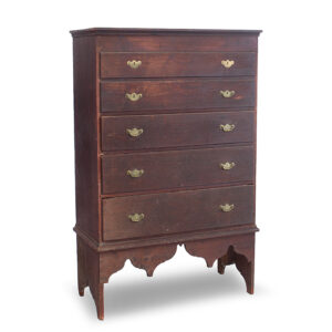 An exceptional – Tall Lift Top Blanket Chest, Original Surface, Outstanding Base Inventory Thumbnail