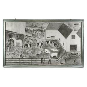 The Valley Farm, Folk Art Drawing, Timeline of Transportation Inventory Thumbnail