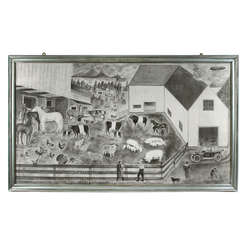 The Valley Farm, Folk Art Drawing, Timeline of Transportation