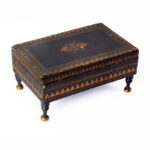 210-338_2_Painted-Box,-Green,-Stencils,-Small-Feet