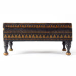 210-338_5_Painted-Box,-Green,-Stencils,-Small-Feet