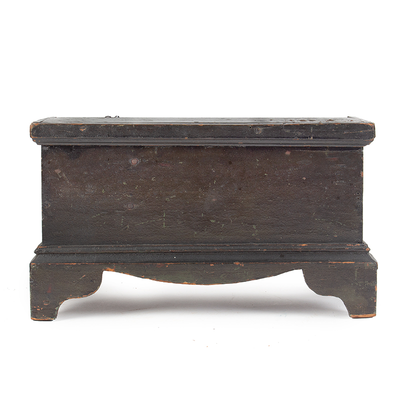 A Diminutive Chippendale Blanket Chest, Original Surface History