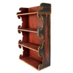 956-62_2_Shelves,-Scrolled,-Black-&-Red
