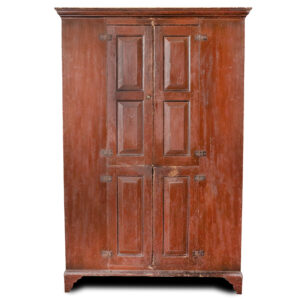 18th Century Raised Panel Wall Cupboard, Ex Roger Bacon Inventory Thumbnail