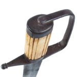 1025-5_5_Sword,-Hanger,-Rev-War-D-Guard,-Reeded-Bone-Handle