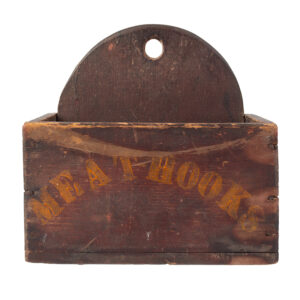 Butcher Shop Wall Box – MEAT HOOKS, Original Paint Inventory Thumbnail