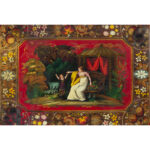 270-214_2_Red-Tole-Painted-Tray