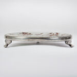 904-59_2_Tea-Tile-in-Pewter-Frame,-Dunham-&-Sons