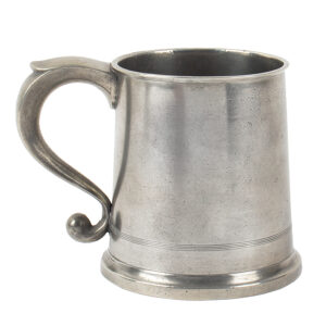 Pint Mug, “S” Shaped Handle, by John and Robert Palethorpe, Philadelphia Inventory Thumbnail