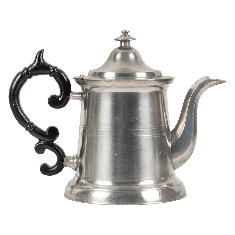 Truncated Lighthouse Pewter Teapot, Morey & Ober, Boston #2