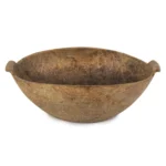 1120-166_3_Burl Bowl, Handled