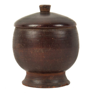 American Turned Treen, Lidded Jar, Probably Pennsylvania Inventory Thumbnail