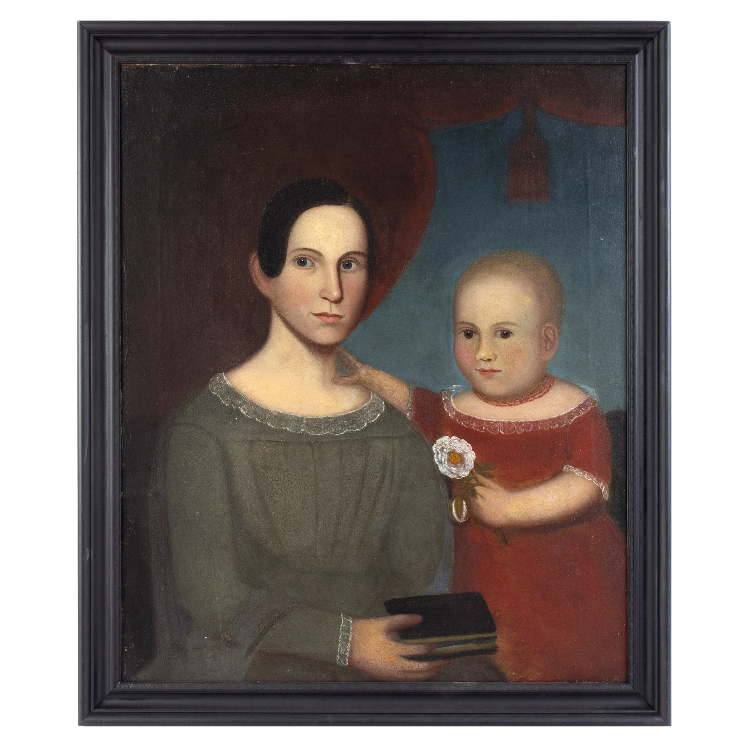 Portrait of Mother and Child, Attributed to Zedikiah Belknap (1781-1855)