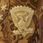 1431-27_10_Redware Pitcher, Scroddleware, US Great Seal