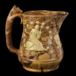1431-27_2_Redware Pitcher, Scroddleware, US Great Seal