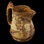 1431-27_3_Redware Pitcher, Scroddleware, US Great Seal