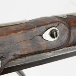1459-12_Kentucky Rifle, J Golsher Lock, Phila_damage-3