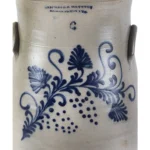 1490-54_2_Stoneware Butter Churn