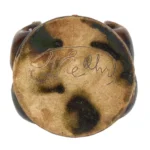 1508-7_5_George Ohr Crinped Vase, Signed