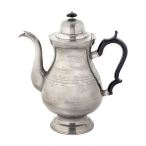 Allen Porter, a Fine Pewter Coffeepot with Wood Handle, Westbrook, Maine Inventory Thumbnail