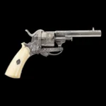 1583-1_1_Pinfire Revolver, Belgium, Ivory Grip, Cased