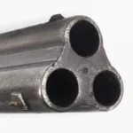 308-677_6_Hudson River Valley Swivel Breech Rifle, Three Barrel, Curly Maple Stock